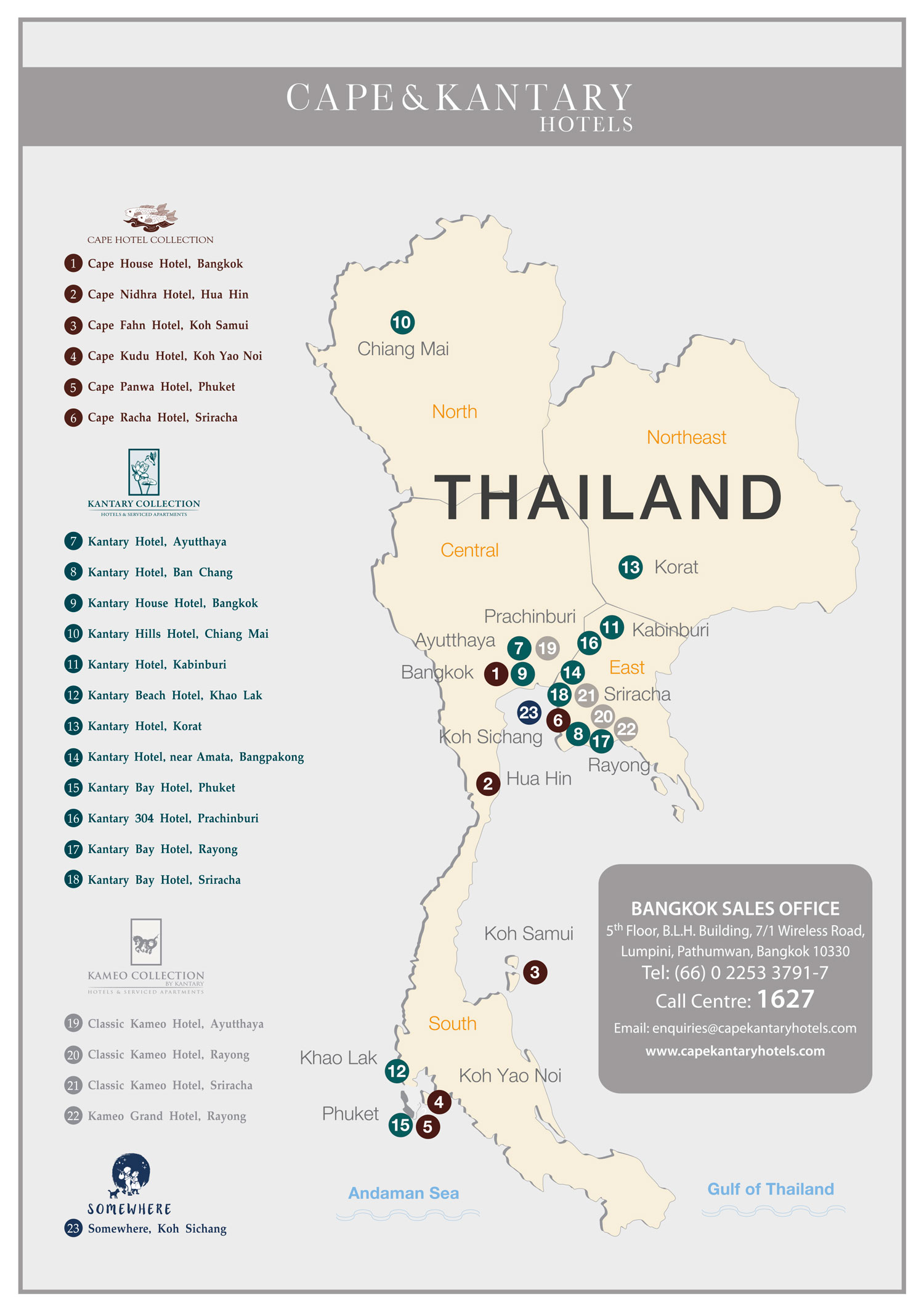 Cape and Kantary Hotels